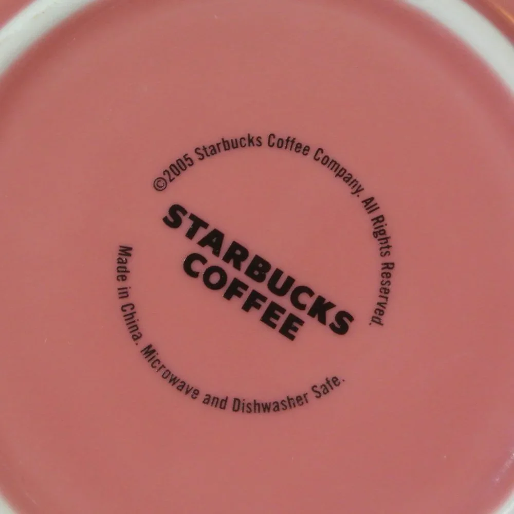 Last one! Starbucks 2005 Valentines Heart‎ Mug with Saucer